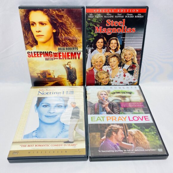 Julia Roberts Movie DVD Collection: Sleeping With The Enemy, Steel Magnolias - Picture 1 of 6